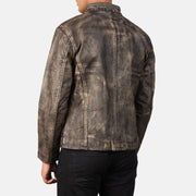 Alex Veste Motard en Cuir pour Homme – Vue produit alternative 5