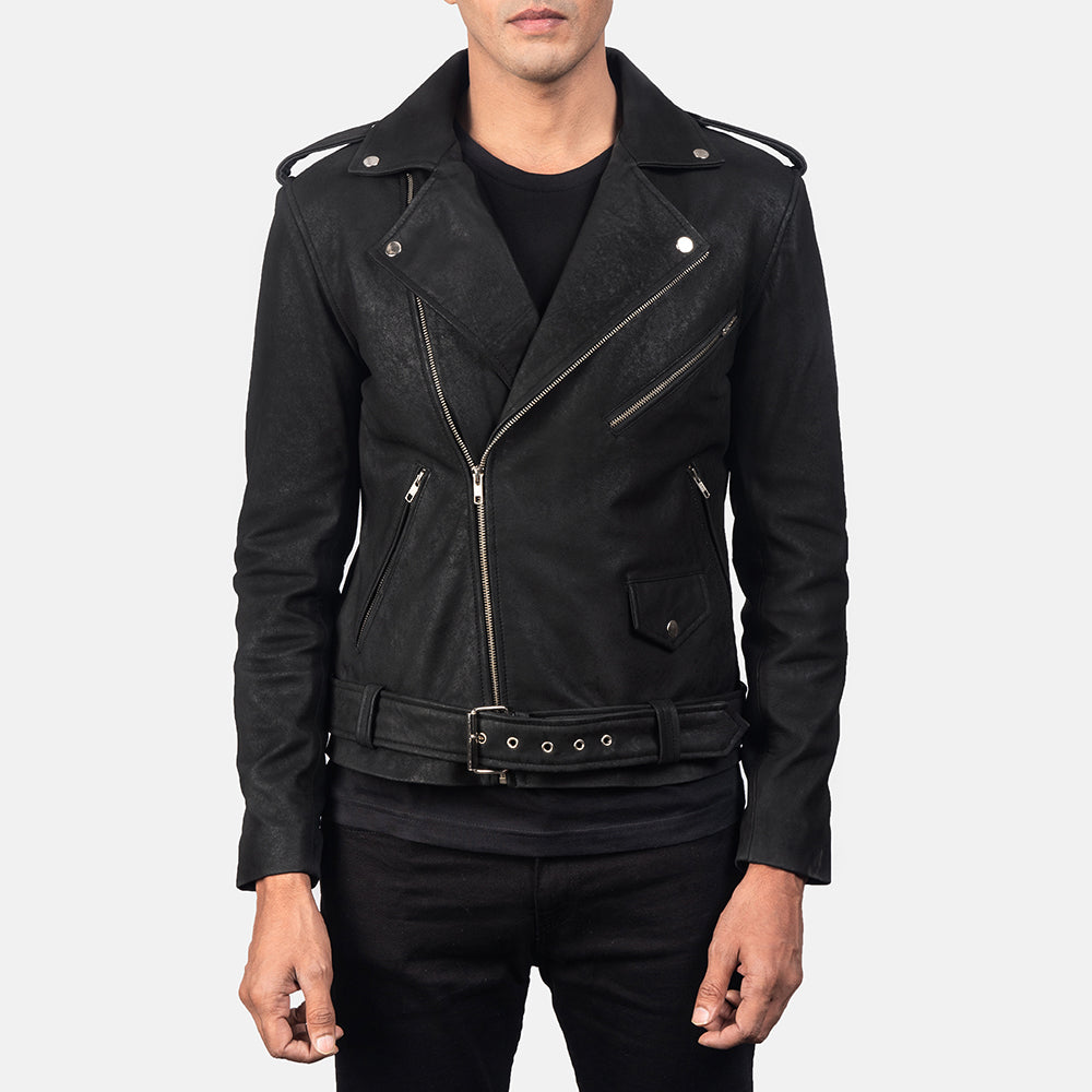
Allaric Alley Veste Motard en Cuir pour Homme – alternate product view 3