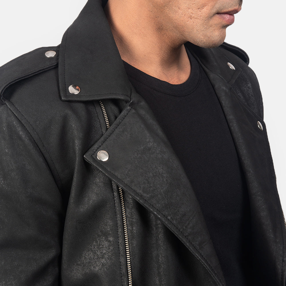 
Allaric Alley Veste Motard en Cuir pour Homme – alternate product view 6