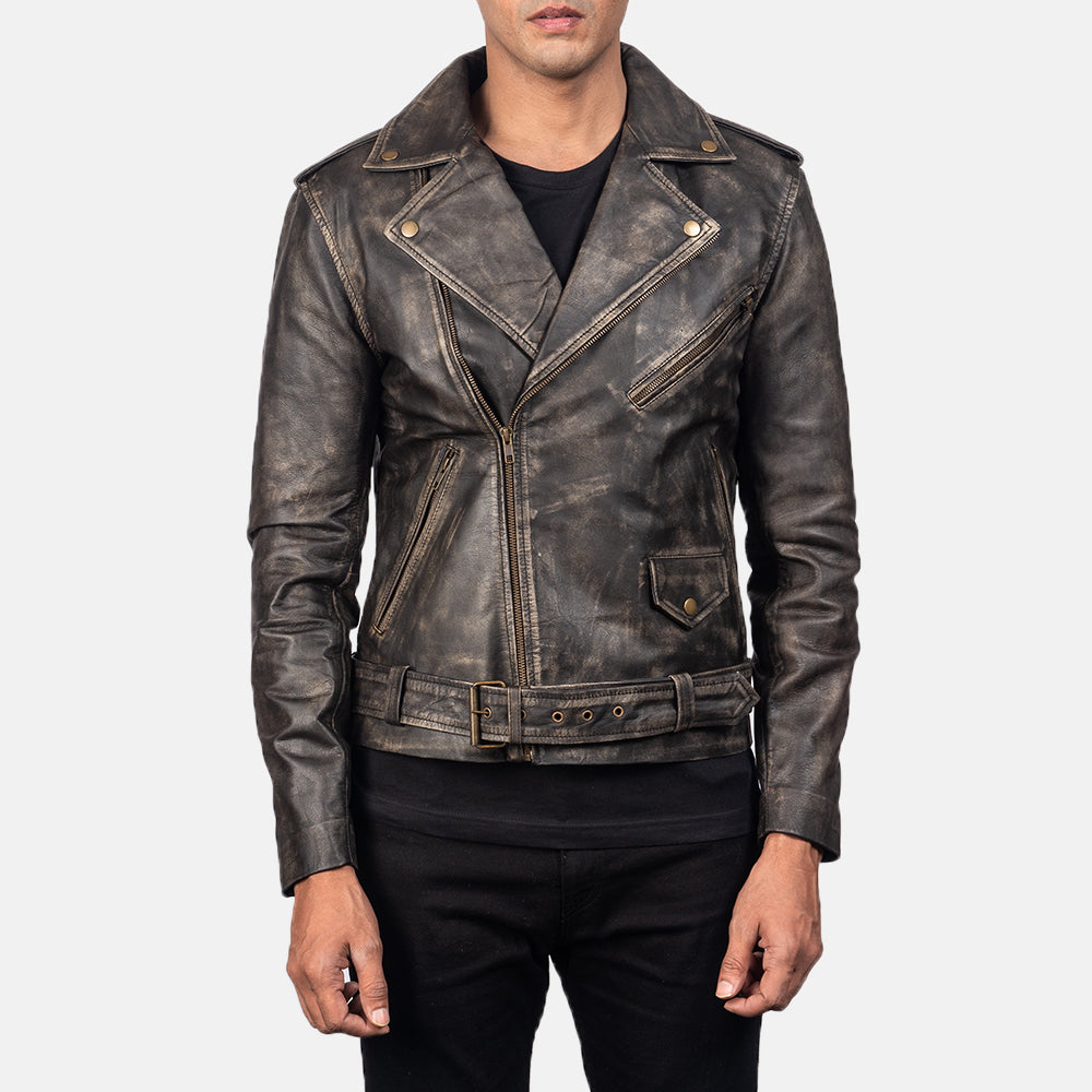 
Allaric Alley Veste Motard en Cuir pour Homme – alternate product view 1
