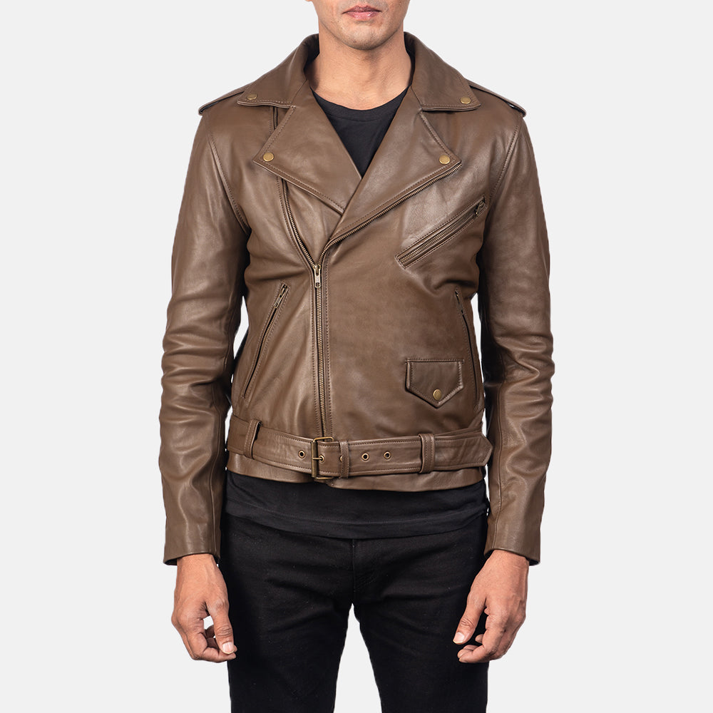 
Allaric Alley Veste Motard en Cuir pour Homme – alternate product view 3