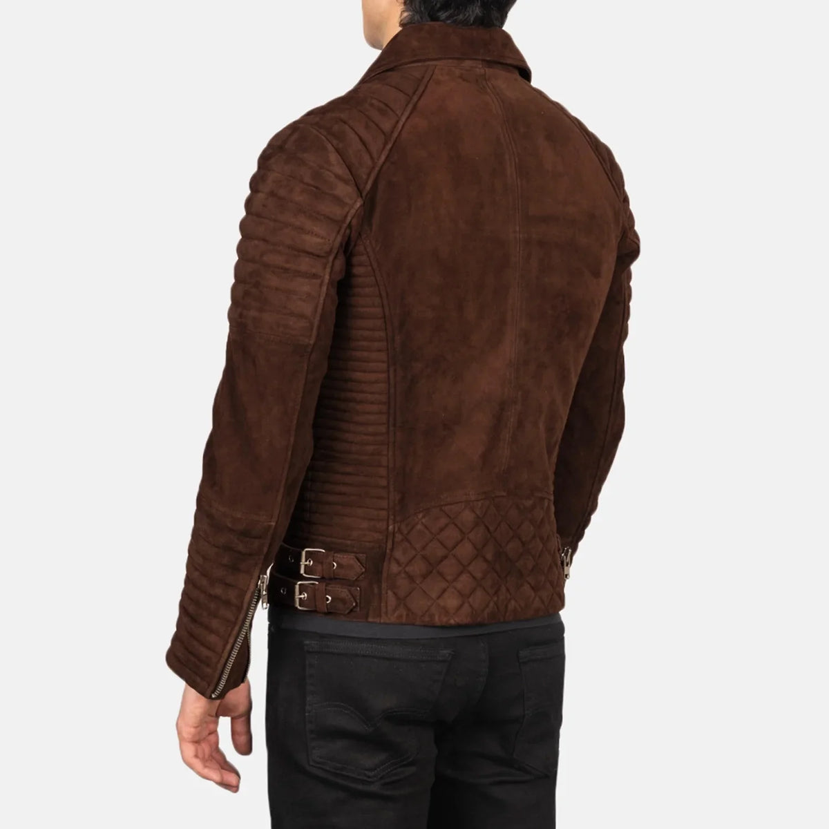 
Armand Vert Veste Motard en Cuir pour Homme – alternate product view 5