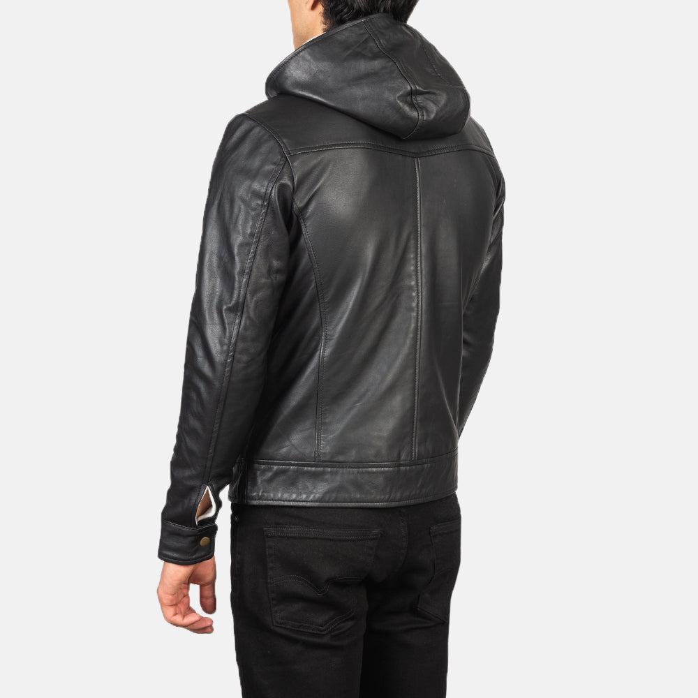Authentic Sheepskin Leather with Semi-aniline Finish Grain Texture &amp; Heavy-Duty Seam Stitching Detail