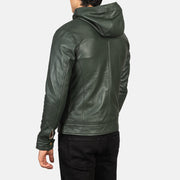 Baston Blouson Bomber en Cuir pour Homme – Vue produit alternative 5