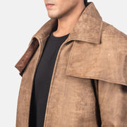 Authentic Sheepskin Snuffed with Snuffed Finish Grain Texture &amp; Heavy-Duty Seam Stitching Detail
