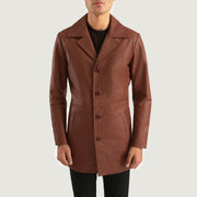 Classmith Manteau en Cuir pour Homme – Vue produit alternative 4