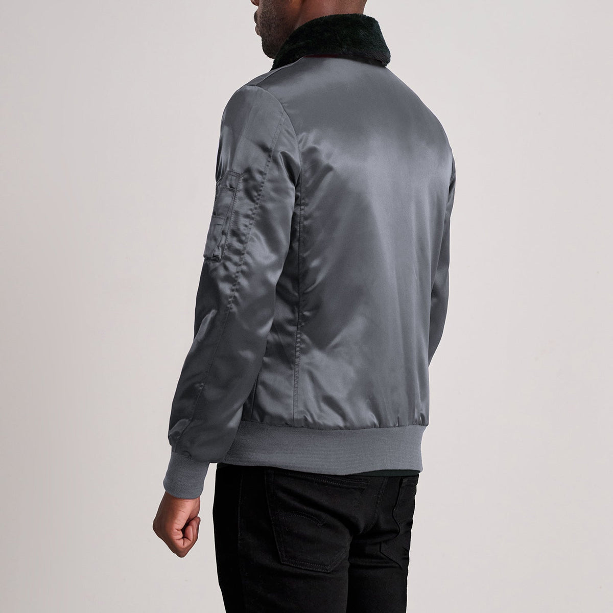 Authentic Satin Grain Texture &amp; Heavy-Duty Seam Stitching Detail