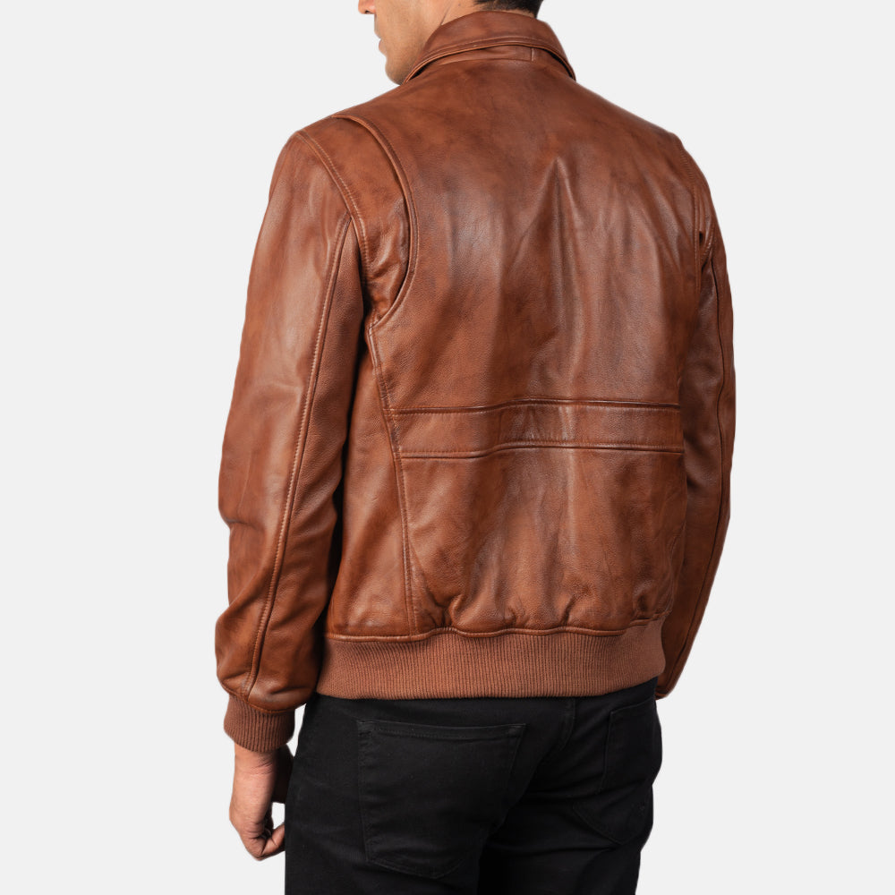 
Coffmen Blouson Bombardier en Cuir pour Homme – alternate product view 5