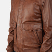 
Coffmen Blouson Bombardier en Cuir pour Homme – alternate product view 6