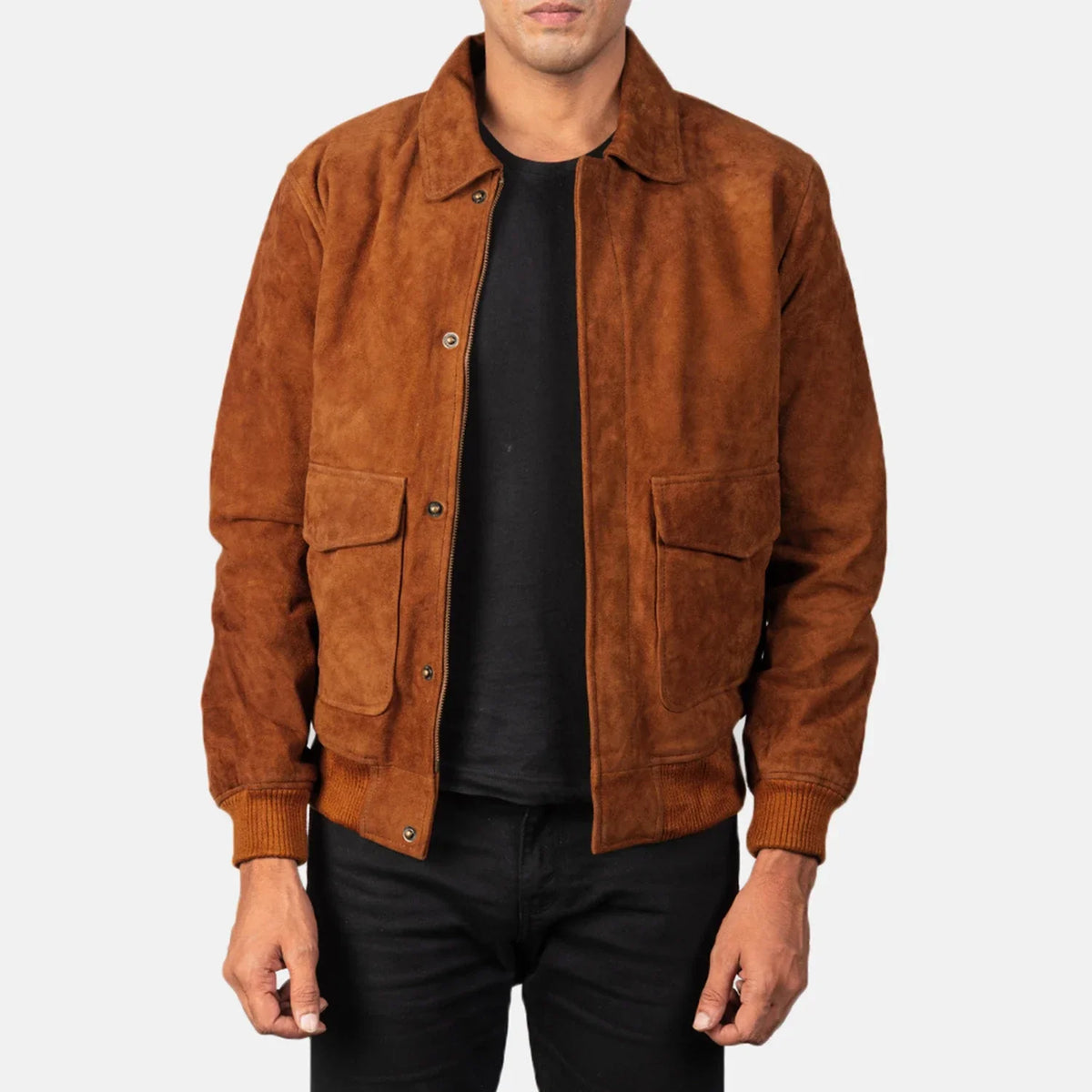 
Coffmen Blouson Bombardier en Cuir pour Homme – alternate product view 1