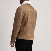 Authentic Sheepskin Snuffed with Snuffed Finish Grain Texture &amp; Heavy-Duty Seam Stitching Detail