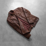 Dean Noir Veste Motard en Cuir pour Homme – Vue produit alternative 8