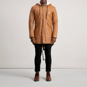 Delvin Veste en Cuir pour Homme – Vue produit alternative 3