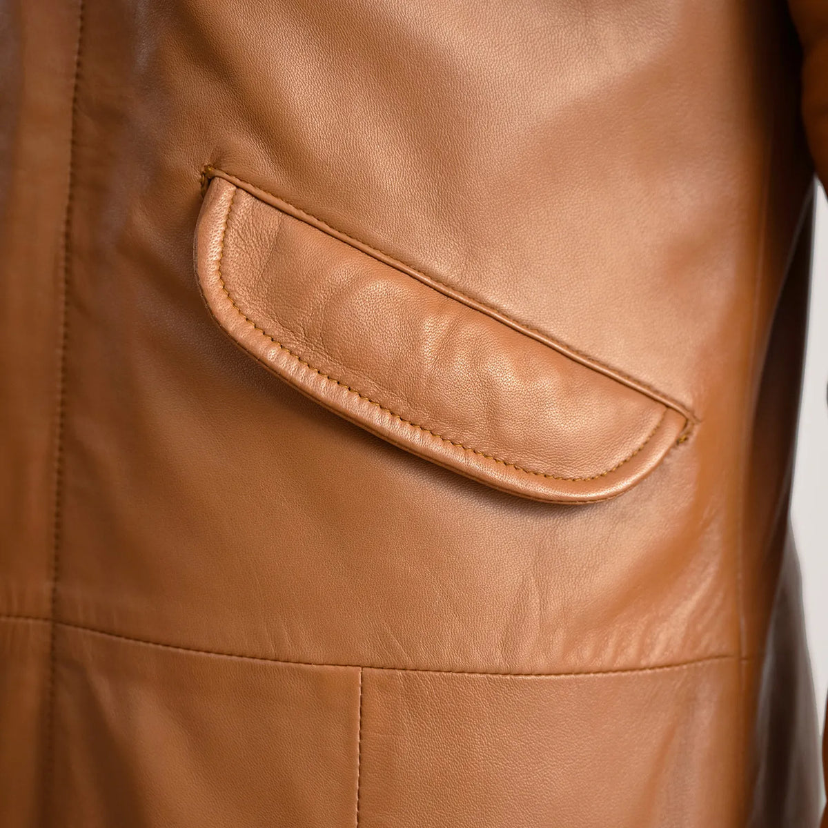 Delvin Veste en Cuir pour Homme – Vue produit alternative 6