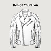 
Design Your Custom Leather Jacket | Free Shipping & Alteration in Classic Full-Grain Leather - Vue de face & silhouette ajustée | Acheter en ligne