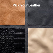 
Vue détaillée of Classic Collar & Heavy-Duty Zipper Hardware on Design Your Custom Leather Jacket | Free Shipping & Alteration