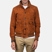 Eaton Blouson Bomber en Cuir pour Homme – Vue produit alternative 3