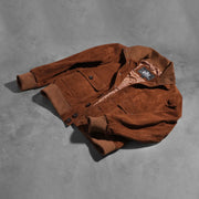 Eaton Blouson Bomber en Cuir pour Homme – Vue produit alternative 8