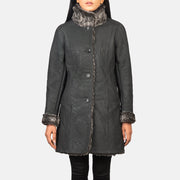 
Erica Shearling Manteau en Cuir pour Femme – alternate product view 4