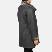 
Erica Shearling Manteau en Cuir pour Femme – alternate product view 5