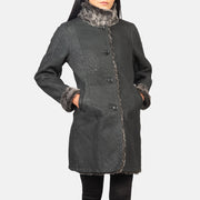 
Erica Shearling Manteau en Cuir pour Femme – alternate product view 6