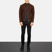 Fernando Matelassé Veste Motard en Cuir pour Homme – Vue produit alternative 3