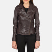 Flashback Veste Motard en Cuir pour Femme – Vue produit alternative 1