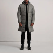 
Floyd Manteau en Cuir Camel Puffer Veste en Cuir pour Homme – alternate product view 3