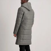 
Floyd Manteau en Cuir Camel Puffer Veste en Cuir pour Homme – alternate product view 5