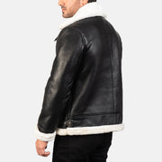 
Francis B-3 Noir Blouson Bombardier en Cuir pour Homme – alternate product view 5