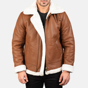 
Francis B-3 Noir Blouson Bombardier en Cuir pour Homme – alternate product view 1