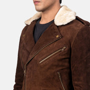 Furton Veste Motard en Cuir pour Homme – Vue produit alternative 6