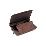 Brown Glasses Case Maplewood pour Femme, front view