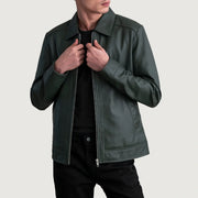 Inferno Leather Brown Jacket – Vue produit alternative 1