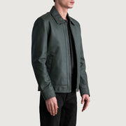 Inferno Leather Brown Jacket – Vue produit alternative 2
