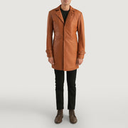 Infinity Manteau en Cuir pour Homme – Vue produit alternative 3
