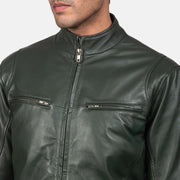 Ionic Veste Motard en Cuir pour Homme – Vue produit alternative 6