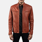 Ionic Veste Motard en Cuir pour Homme – Vue produit alternative 4
