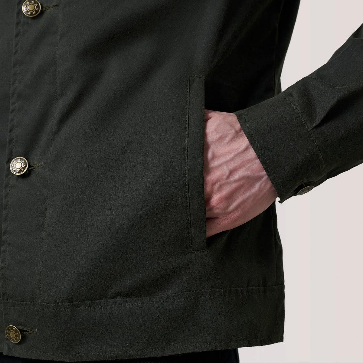 Vue intérieure Showing Flannel &amp; Deux poches intérieures
