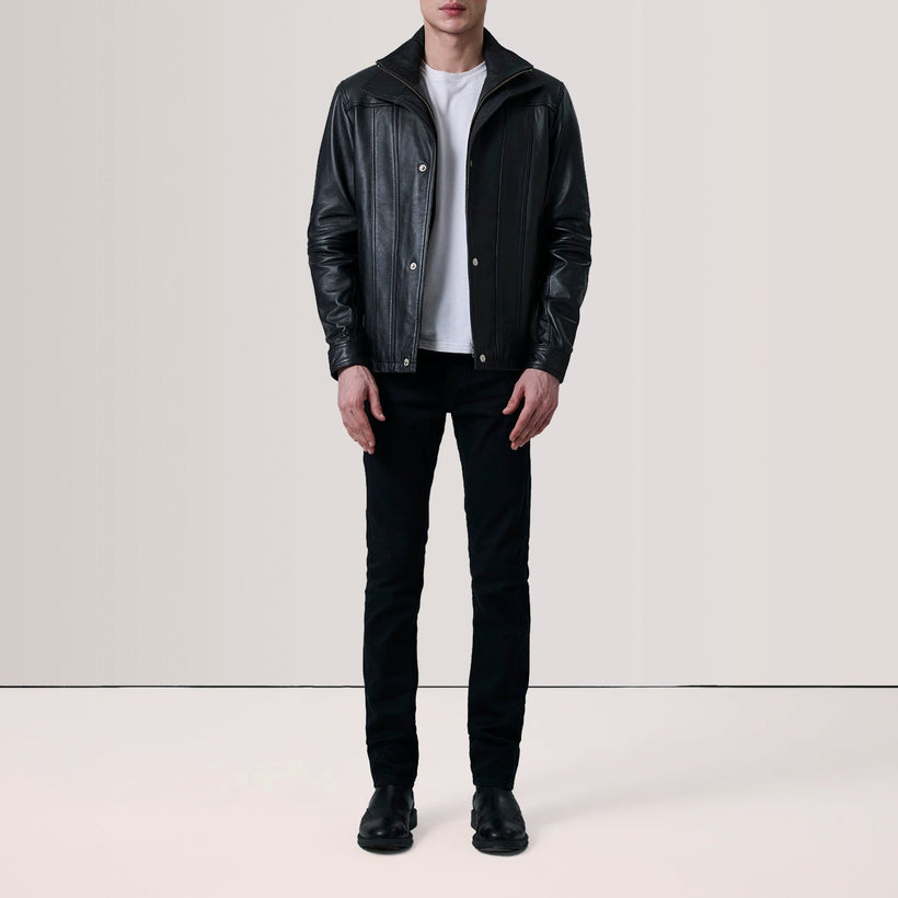 Klen Veste en Cuir pour Homme