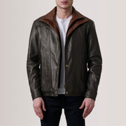 Klen Veste en Cuir pour Homme – Vue produit alternative 5
