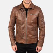 
Lavendard Veste Motard en Cuir pour Homme – alternate product view 3