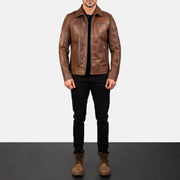 
Lavendard Veste Motard en Cuir pour Homme – alternate product view 4