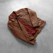 
Lavendard Veste Motard en Cuir pour Homme – alternate product view 8