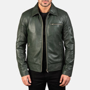 
Lavendard Veste Motard en Cuir pour Homme – alternate product view 1