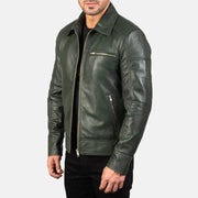 
Lavendard Veste Motard en Cuir pour Homme – alternate product view 2
