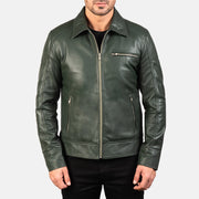 
Lavendard Veste Motard en Cuir pour Homme – alternate product view 3