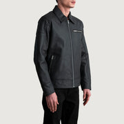 
Lavendard Veste Motard en Cuir pour Homme – alternate product view 2