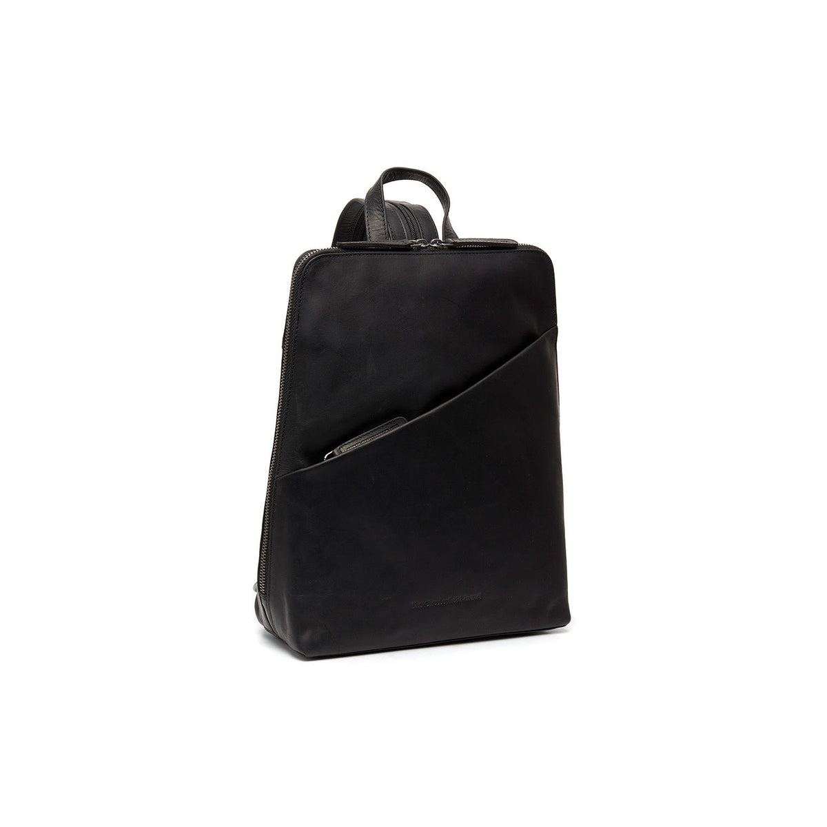Amanda Full-Grain Leather Backpack in Classic 100% Full-Grain Leather - Full Exterior Front Profile View | Buy Online
