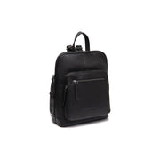 Floran Full-Grain Leather Backpack pour Femme in Classic 100% Full-Grain Leather - Full Exterior Front Profile View | Acheter en ligne